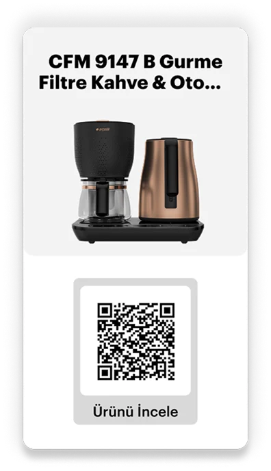 CFM 9147 B Gurme Filtre Kahve & Otomatik Çay Makinesi