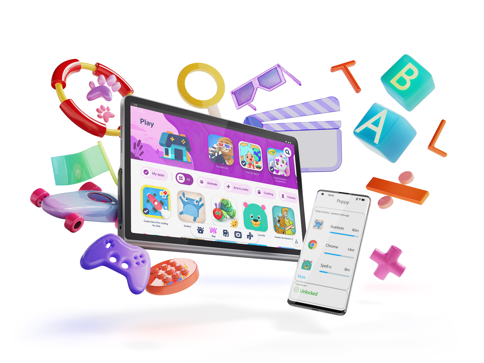 Lenovo Tab Plus Kids Space