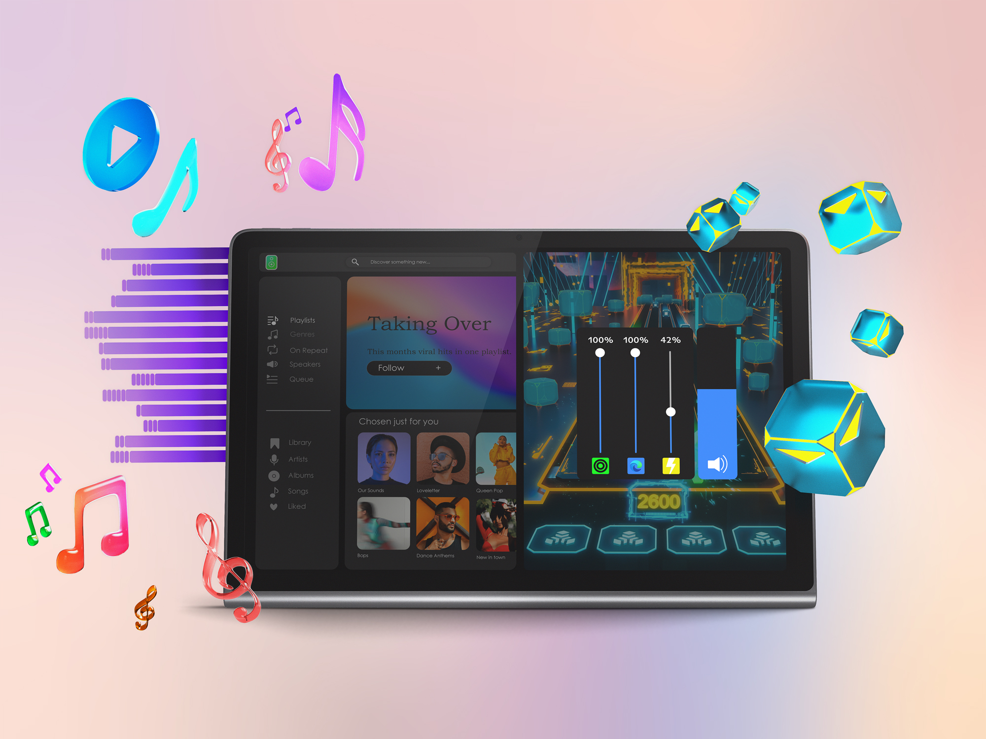 Lenovo Tab Plus Sound Control